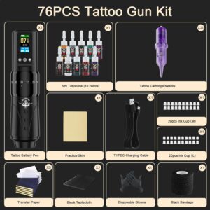 Wireless Tattoo Kit - 1600 mAh battery