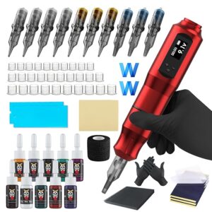 Wireless Tattoo Kit 1600 mAh battery