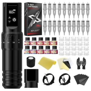 Wireless Pro Tattoo Kit w/2400 mAh battery